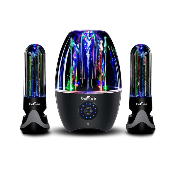Befree Sound 2.1 Channel Bluetooth Multimedia LED Dancing Water Sound System BFS-33X - main