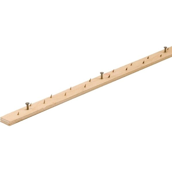 M-D Building Products 7532275311 Carpet Tack Strip, 48 in L, 1 in W, Plywood, Nail Fastener WM100W - main