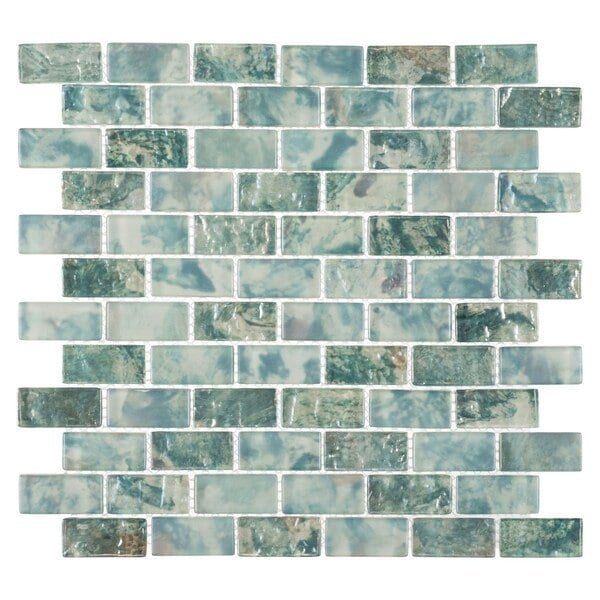 Andova Tiles Zalo 1-in. x 2-in. Brick Joint Glass Wall & Floor Mosaic Tile (1 Square Feet Per Sheet) ANDZAL609 - main