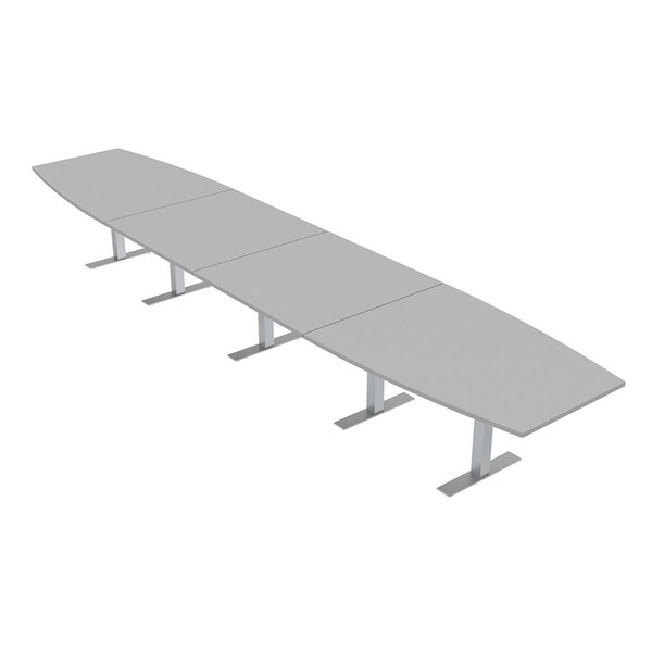 Skutchi Designs 20 Person Conference Table With Power Unit | 20' Boat Table | Harmony Series HAR-BOT-48X240-T-U779-NA - main
