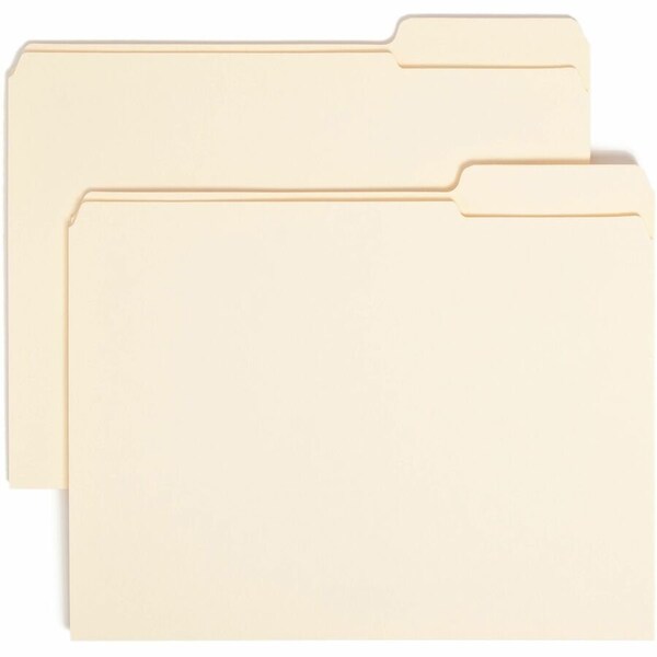 Smead File Folders, 1/3 Right Tab Cut, 2 Ply, Letter, Manila 0 10337 - main