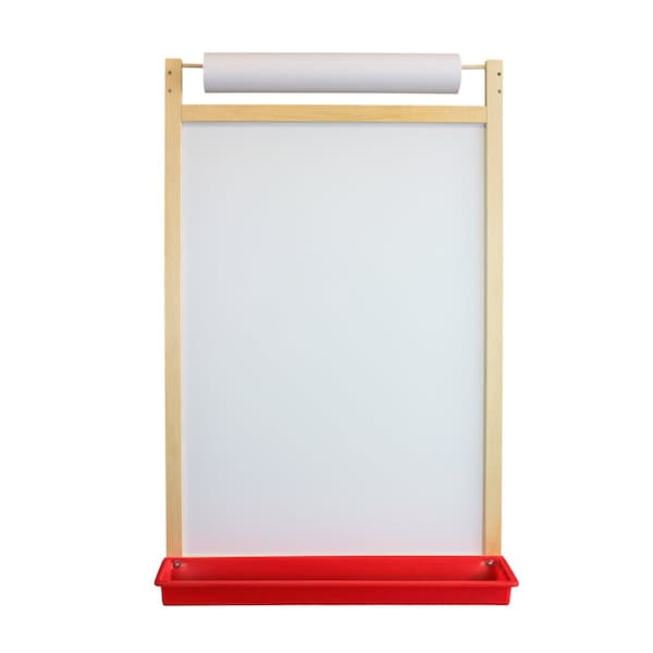Crestline Products Magnetic Dry Erase Wall Easel w/ Paper Roll 17401 - main