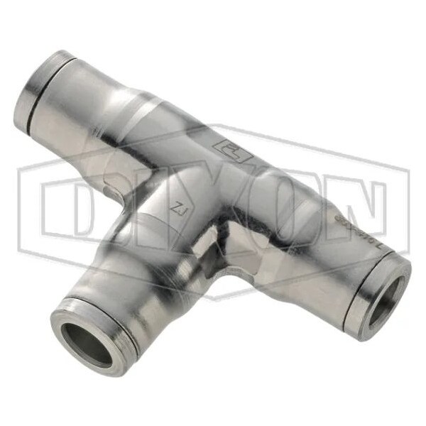 Dixon Legris by Push-In Union Tee, 1/2 in Nominal, Tube, 290 psi Pressure, SS, Domestic 38046200 - main