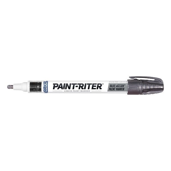 Markal Paint Marker, Medium Tip, Aluminum Color Family, Paint 96832 - main