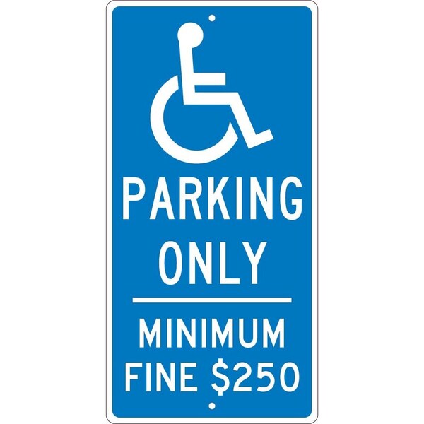 Nmc State Handicapped Reserved Parking California Sign, TMS307H TMS307H - main