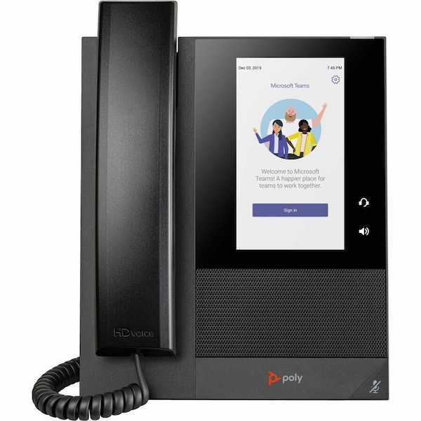 Hp Poly CCX 400 Business Media Phone for Microsoft Teams and PoE-enabled WW 848Z8AA#AC3 - main