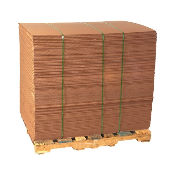 Box Packaging Single Wall Corrugated Sheets, 72"L x 30"W, Kraft SP3072 - main