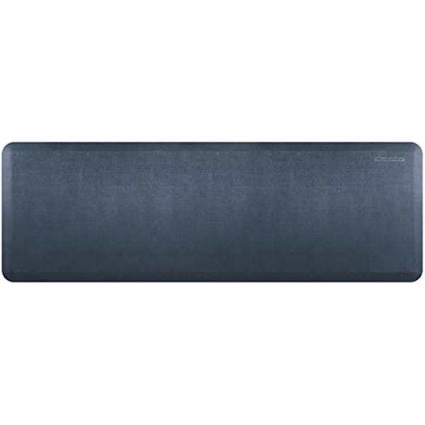 Wellnessmats 6 x 2 ft. Estates Linen Polyurethane Mat - Lagoon EL62WMRBGRY - main