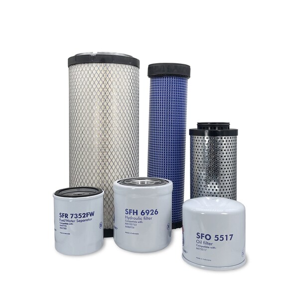 Hero Preventative Maintenance Kit Bobcat S450 Loader AV9V11001 & Above, Spin-On Cooling Fan Filter MSU-BC-0067 - main