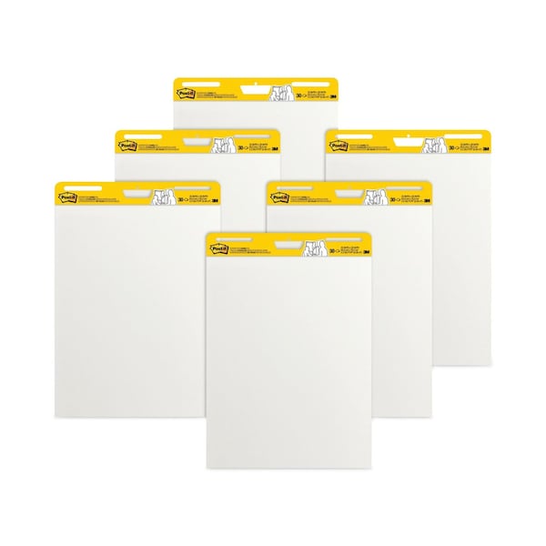 Post-It Pad, 25"X30" Self-Stick, White, PK6 559VAD6PK - main