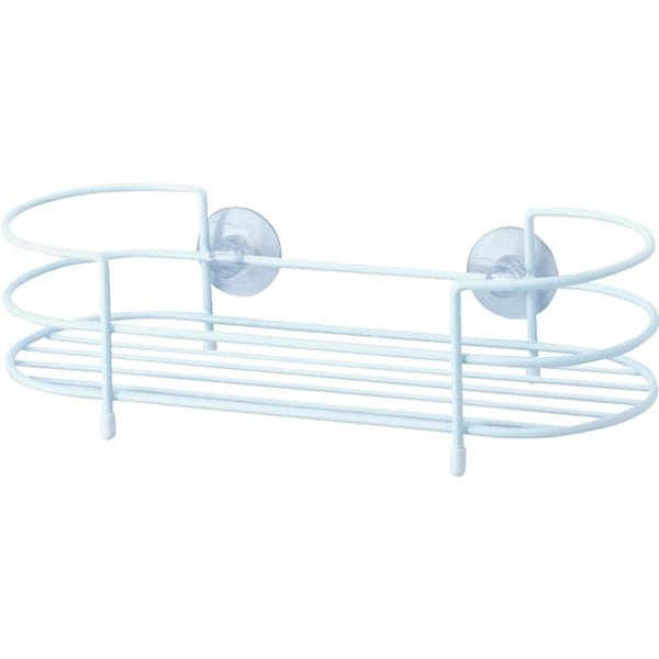 Simple Spaces Shower Caddy, 1-Shelf, Steel, 11-5/8 in OAW, 3-1/8 in OAH, 4-1/2 in OAD, 10 lb SS-SC-29-PE-3L - main