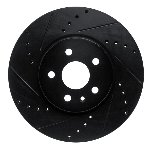 Dynamic Friction Co DFC Brake Rotor - Drilled and Slotted - Black 633-45020L - main