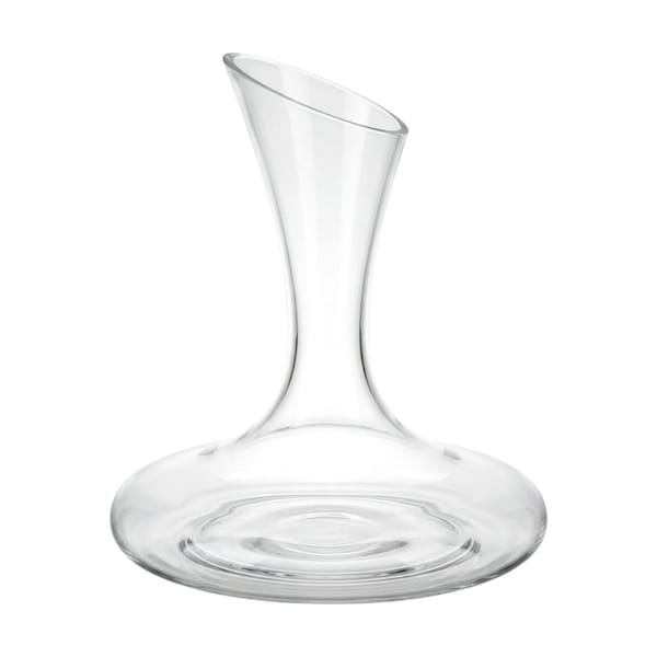 Homeroots Clear Crystal Glass Convex Curve Shape Stemless Carafe 375882 - main