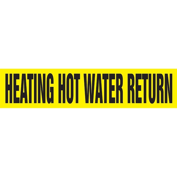 Accuform ASME ANSI PIPE MARKER HEATING HOT RPK379STB - main