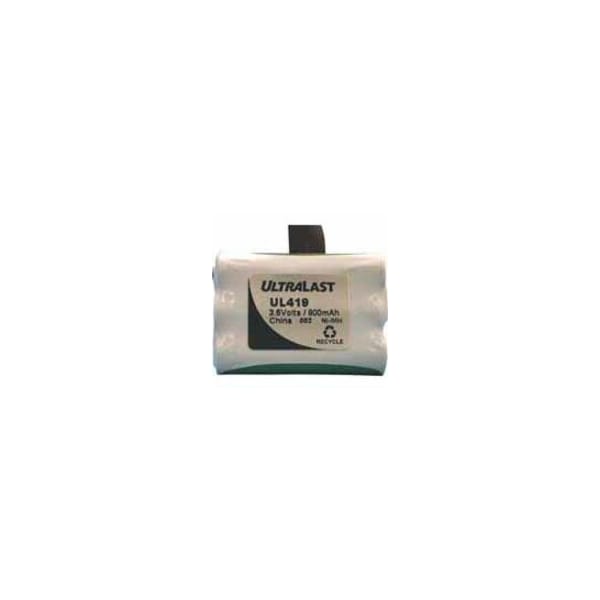 Ultralast AmperGen ULtraLast UL-419 Cordless Phone Battery - AAA - Nickel-Metal Hydride - 800mAh - 3.6V DC UL419 - main