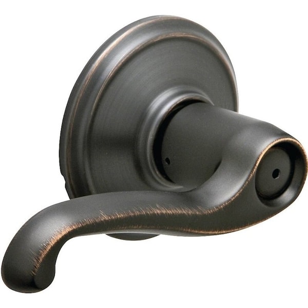 Schlage Flair Series Privacy Lever, Zinc, Aged Bronze F40V FLA 716 - main