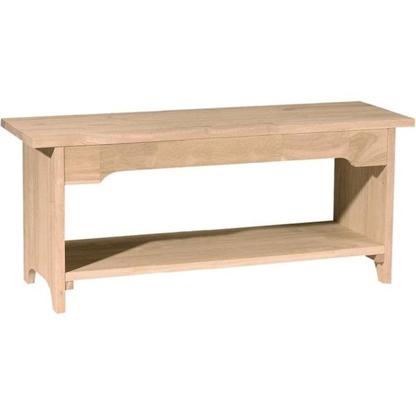 International Concepts Brookstone Bench, 60" Long, Unfinished BE-60 - main