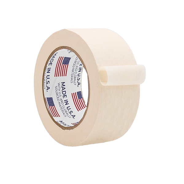 Wod Tape 2 inch W x 5.5 Mil Thick, Cream, Rubber Adhesive, 24 PK WOD MT5-02000-24-60-CRE - main