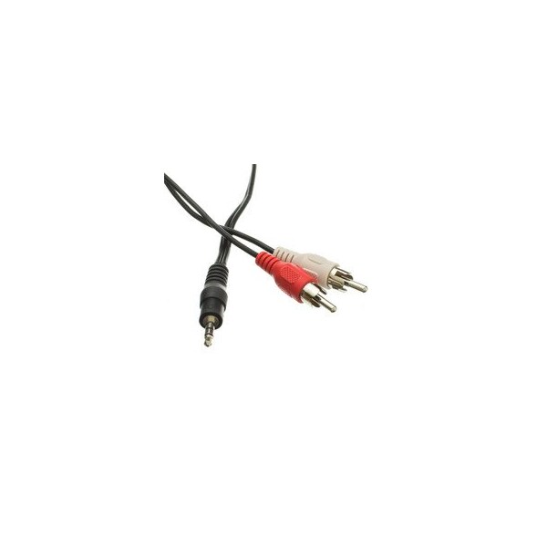 Swe-Tech 3C 3.5mm Stereo to RCA Audio Cable, 3.5mm Stereo Male to Dual RCA Male Right and Left, 25 foot FWT2RCA-STE-25 - main