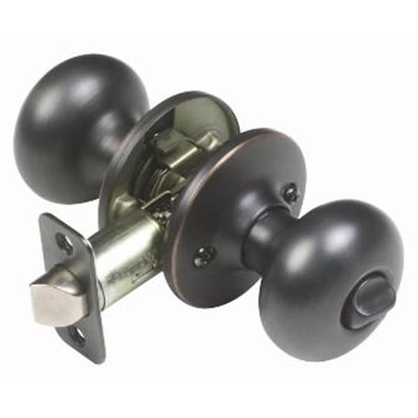 Design House Cambridge 2-Way Latch Privacy Door Knob, Adjustable Backset 753459 - main