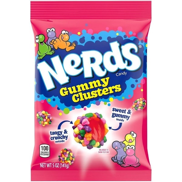 Nerds FER04906 Gummy Cluster, Fruity, 5 oz 766848 - main