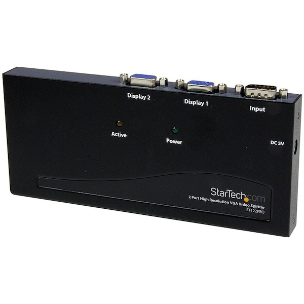 Startech.Com 2 Port High Resolution VGA Video Splitter - 350 MHz ST122PRO - main