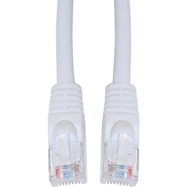 Cable Wholesale Cat6 White Copper Ethernet Patch Cable, Snagless/Molded Boot, POE Compliant, 14 foot 10X8-09114 - main