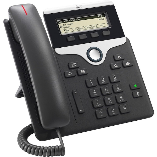 Cisco 7811 IP Phone - Corded - Wall Mountable - Charcoal CP-7811-K9= - main