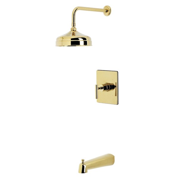 Kingston Brass Single-Handle Pressure Balanced Tub and Shower Faucet, Polished Brass KB6342CML - main