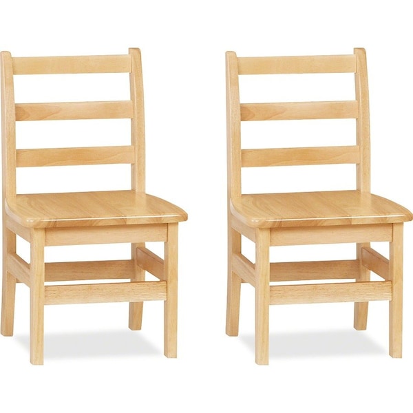 Jonti-Craft KYDZ Ladderback Chair Pair, 12 in. Height 5912JC2 - main