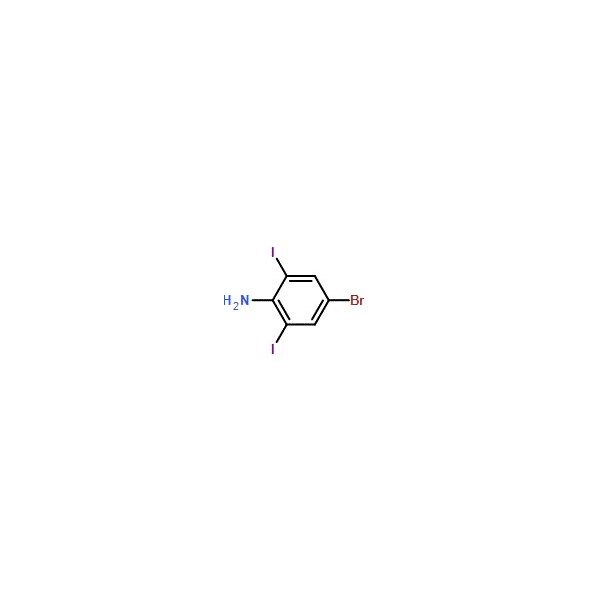 Ak Scientific 4-Bromo-2, 6-diiodoaniline (100mg), CAS 89280-77-3 2260AF-100mg - main