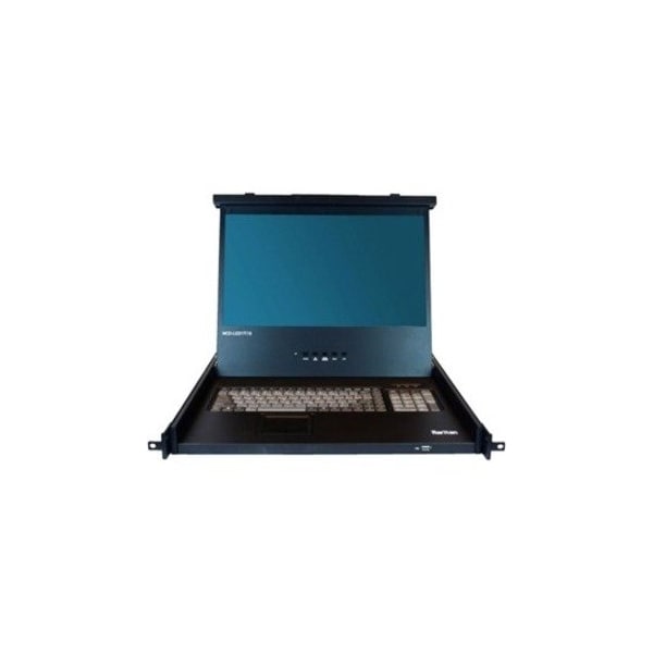 Raritan 17in LED-backlit LCD Drawer and MCD KVM Switch combo one user 8 ports MCD-LED17108 - main