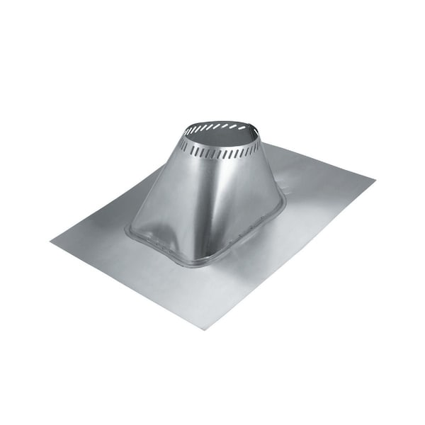 Selkirk 8'' Aluminum Adjustable Roof Pipe Flashing 2/12 to 6/12 Roof Pitch 208825 - main