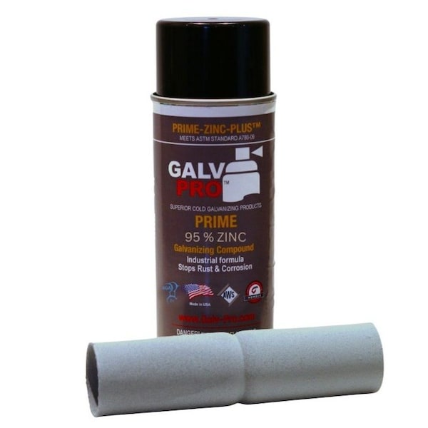 Galv-Pro Prime Zinc Plus, Aerosol Cans, 95% Zinc, ASTM-A780, 12PK 804426 - main