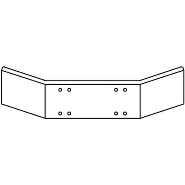 Ilc Replacement For Kenworth T800 Year 2000 22 In Open End Bumper Wmounting Holes Only WZ-EF64-U - main