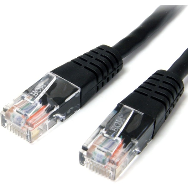 Startech.Com 15 ft Black Molded Cat5e UTP Patch Cable M45PATCH15BK - main