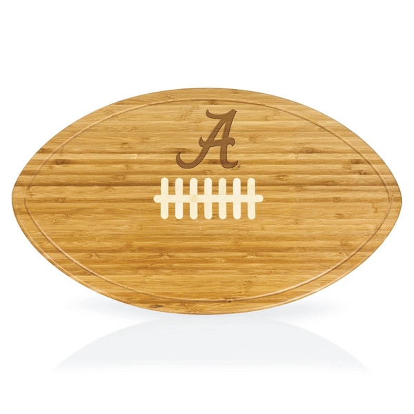 Picnic Time Family Of Brands NCAA Alabama Crimson Tide Kickoff Football Cheese Board - Novelty Charcuterie Board 908-00-505-003-0 - main