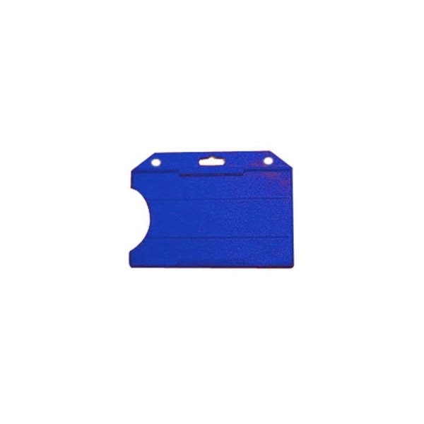 Brady BADGE HOLDER, BLUE, HORIZONTAL SEMI-RIGID CARD HLDR W/4TH SIDE RAIL 1840-8112 - main