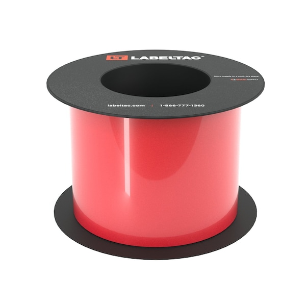 Labeltac Safety Grade Reflective Label Supply 4in x 75ft LT9, Red LT404SGRF-C - main