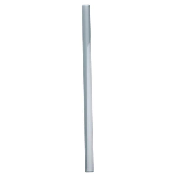 Apollo Tile Fossil Gray 0.6 in x 12 in Glass Glossy Pencil Liner Tile Trim 0.5 sqft/case, 10PK T88095-15A - main