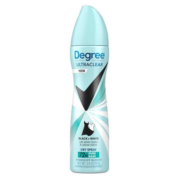 Degree UltraClear Pure Rain Black Plus White Antiperspirant Deodorant Dry Spray for Women, 3.8oz, 12PK 68606449 - main