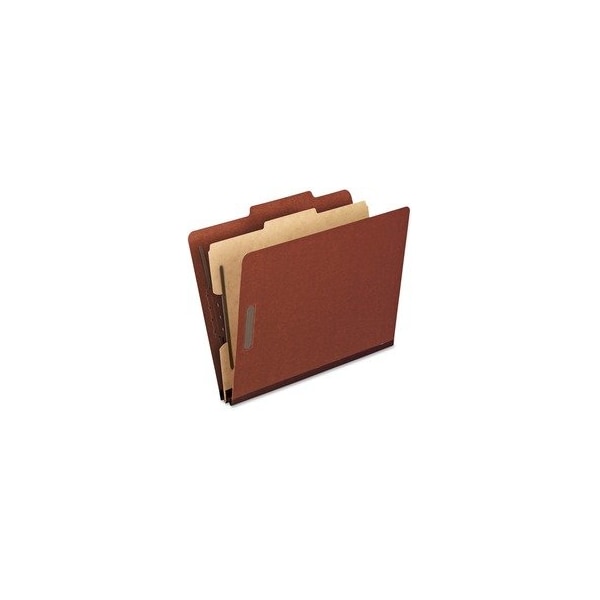 Pendaflex FOLDER, CLASSF, LTR, 1DIV, RED, 10PK 1157R - main