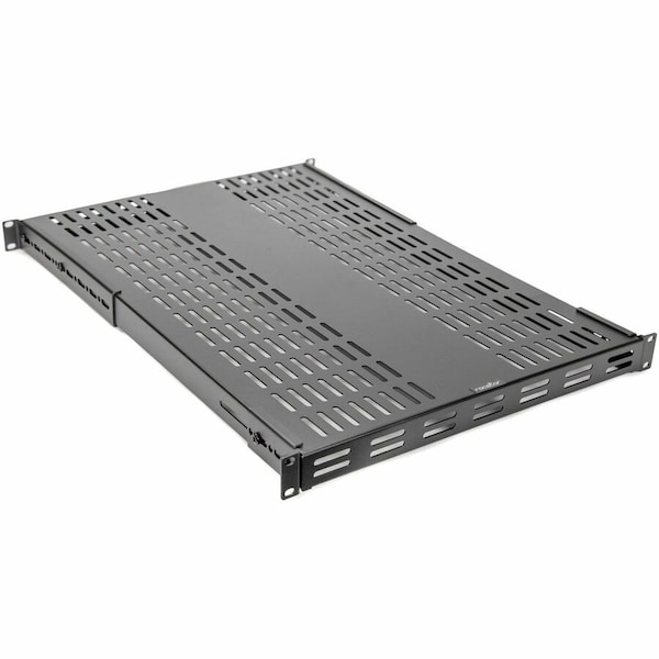 Rocstor 1U UNIVERSAL ADJUSTABLE MOUNTING DEPTH VENTED STEEL SHELF - 265LBS 120KG WEIGHT Y10E074-B1 - main