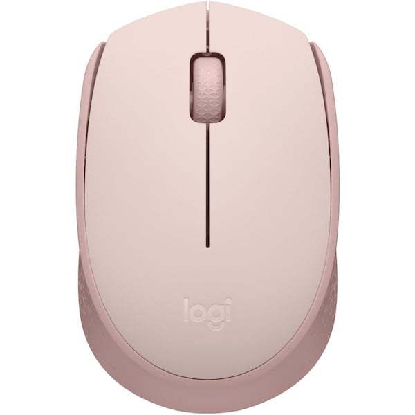 Logitech M170 Mouse - Optical - Wireless - Radio Frequency - 2.40 GHz - Rose - USB - Symmetrical 910-006862 - main