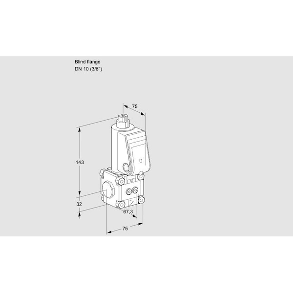 Honeywell Kromschroder Solenoid Gas Safety Valve – Class A, 500 mbar, IP65, Auto Shut-Off KS88019907 - main
