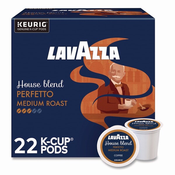 Lavazza Perfetto Coffee K-Cups, House Blend, 0.41 oz, 22PK 5000382580 - main
