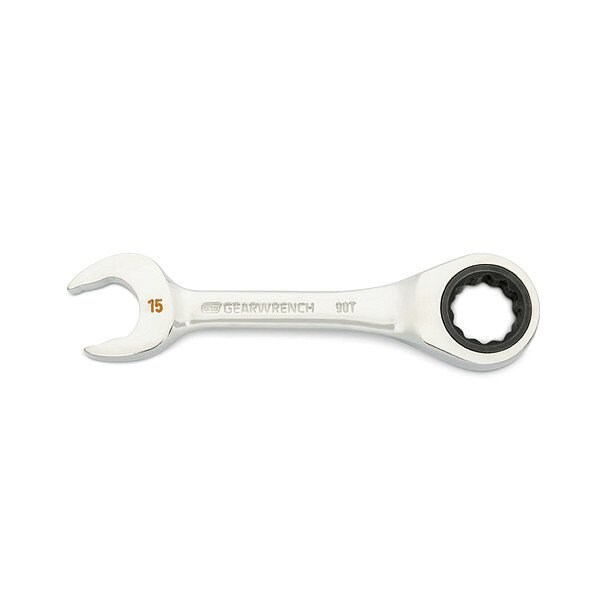 Gearwrench Stubby Combination Ratchet, 12 Pt, 15 mm 86845 - main