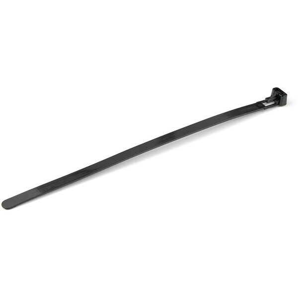 Startech.Com Cable Tie, 8 in L, 1-7/8 in Max Bundle Dia., Black, Nylon 6/6, 50 lb Strength CBMZTRB8BK - main