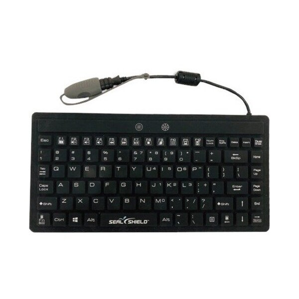 Sealshield Seal Shield Silk Mini Glow Waterproof Silicone Backlit Keyboard S89G - main