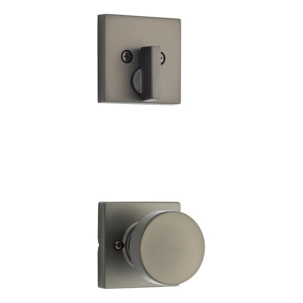 Kwikset Residential Handlesets Single Cylinder Gunmetal 971PSKSQT-18G - main